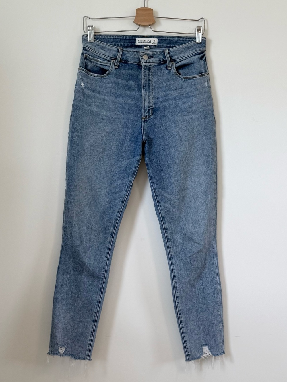 Abercrombie & Fitch Light Blue Ankle Jeans
